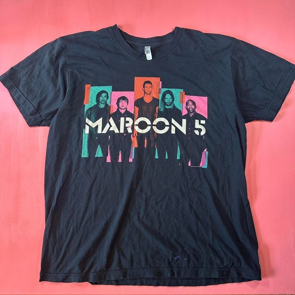 Maroon 5 graphic tour tee 2013 maroon 5 tour t shirt